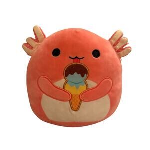 Squishmallows Kellytoy Plush Toy Archie The Axolotl Ice Cream Foodie Squad